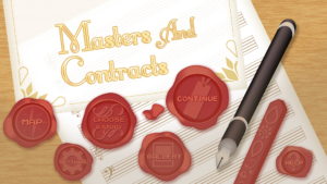 Masters and Contracts Main Menu