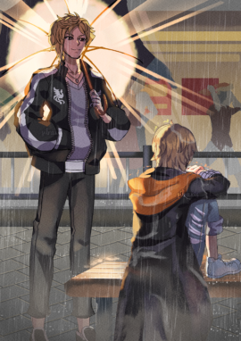 "Hey, friend."