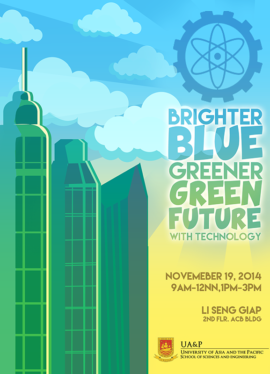 Brighter Blue, Greener Green Poster