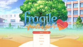 Fragile Feelings Main Menu